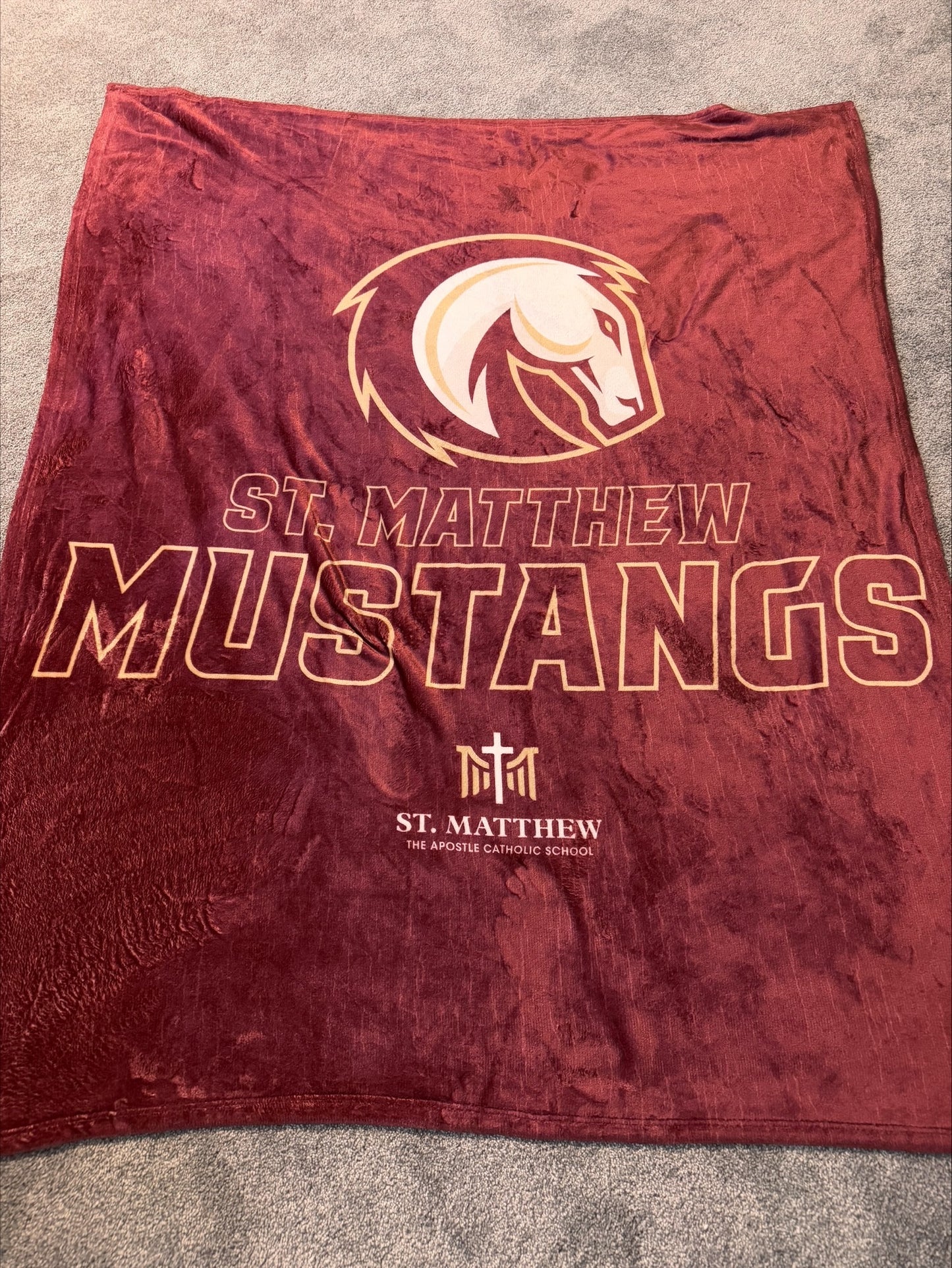 Saint Matthew 50 X 60 Sherpa Blanket