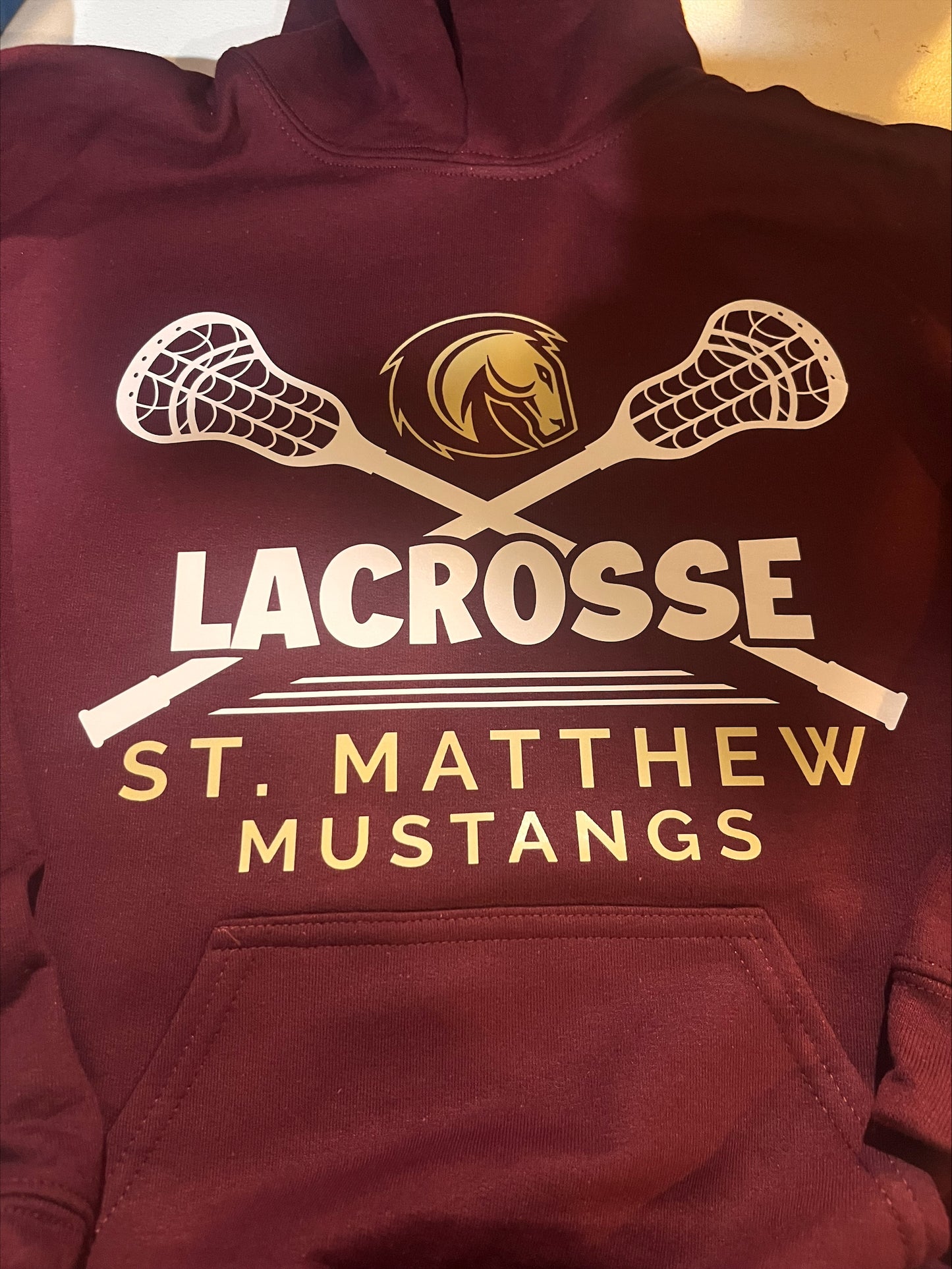 St. Matthew Lacrosse Unisex Heavy Blend Hoodie Sweatshirt