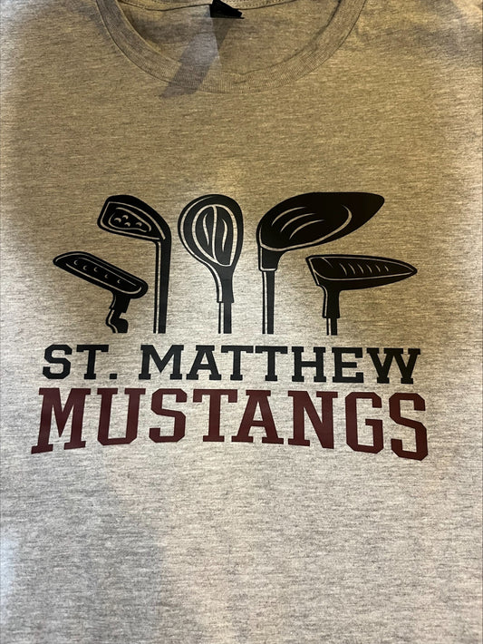 St. Matthew Golf Heavy Blend Fleece Crew Sweatshirt