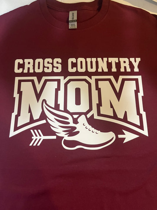 St. Matthew Cross Country Mom Heavy Cotton Short Sleeve T-Shirt