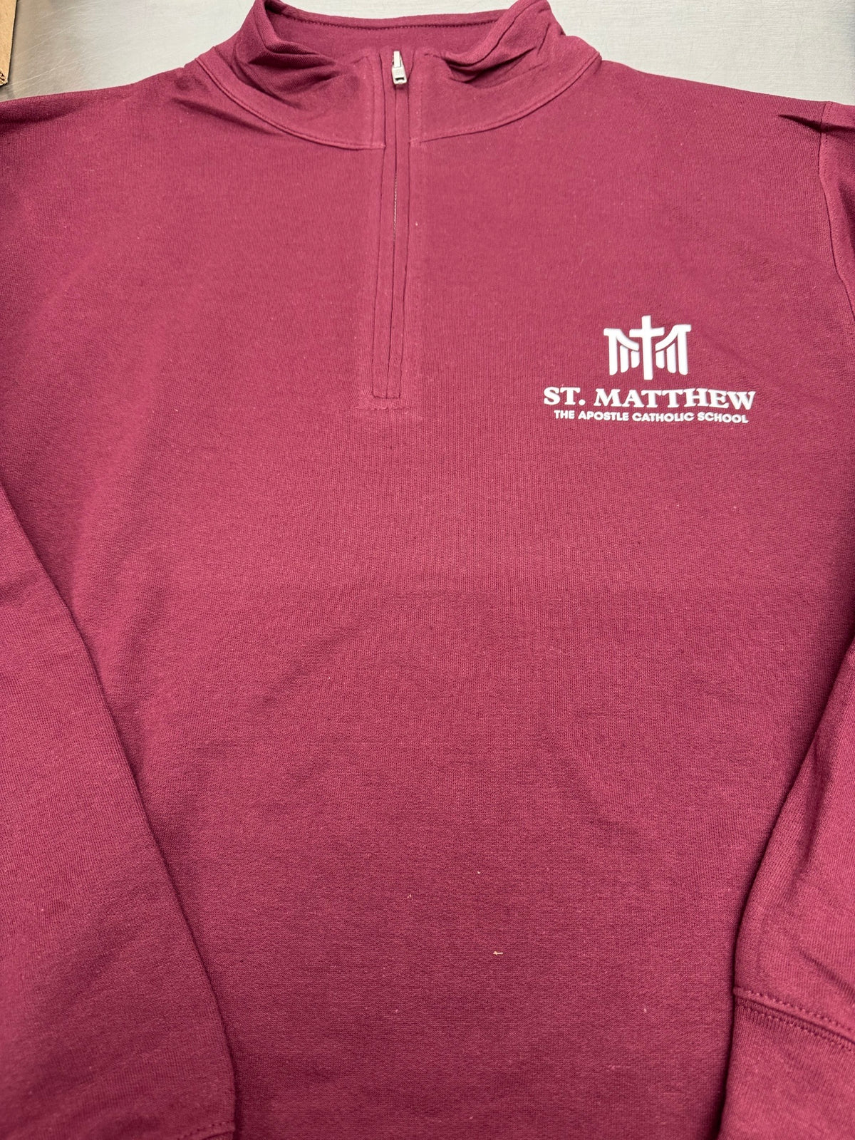 St. Matthew Unisex Heavy Blend 1/4 Zip Sweatshirt