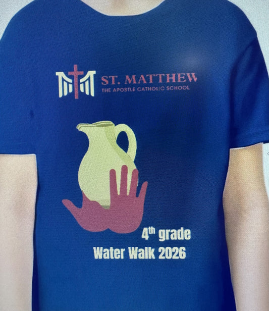 St. Matthew 4th grade water walk Heavy Cotton Short Sleeve T-Shirt