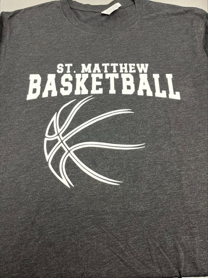 St. Matthew Basketball Soft Short Sleeve Bella Canvas T-Shirt