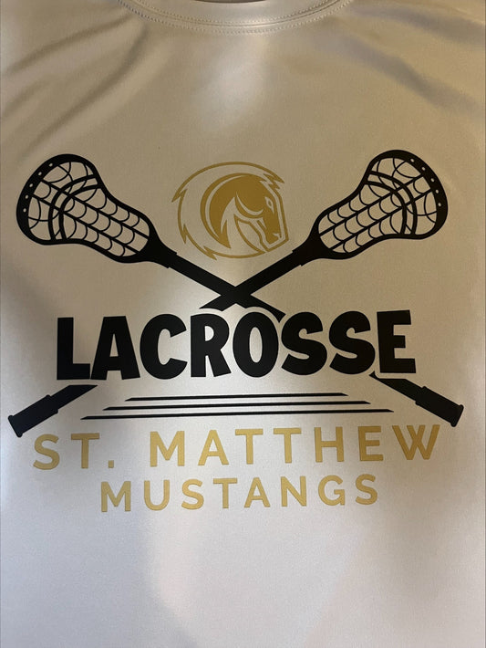 St. Matthew Lacrosse Heavy Blend Fleece Crew Sweatshirt