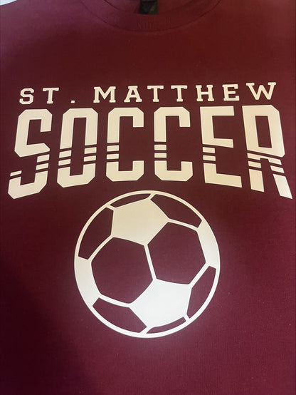 St. Matthew Soccer Heavy Cotton Gildan Short Sleeve T-Shirt