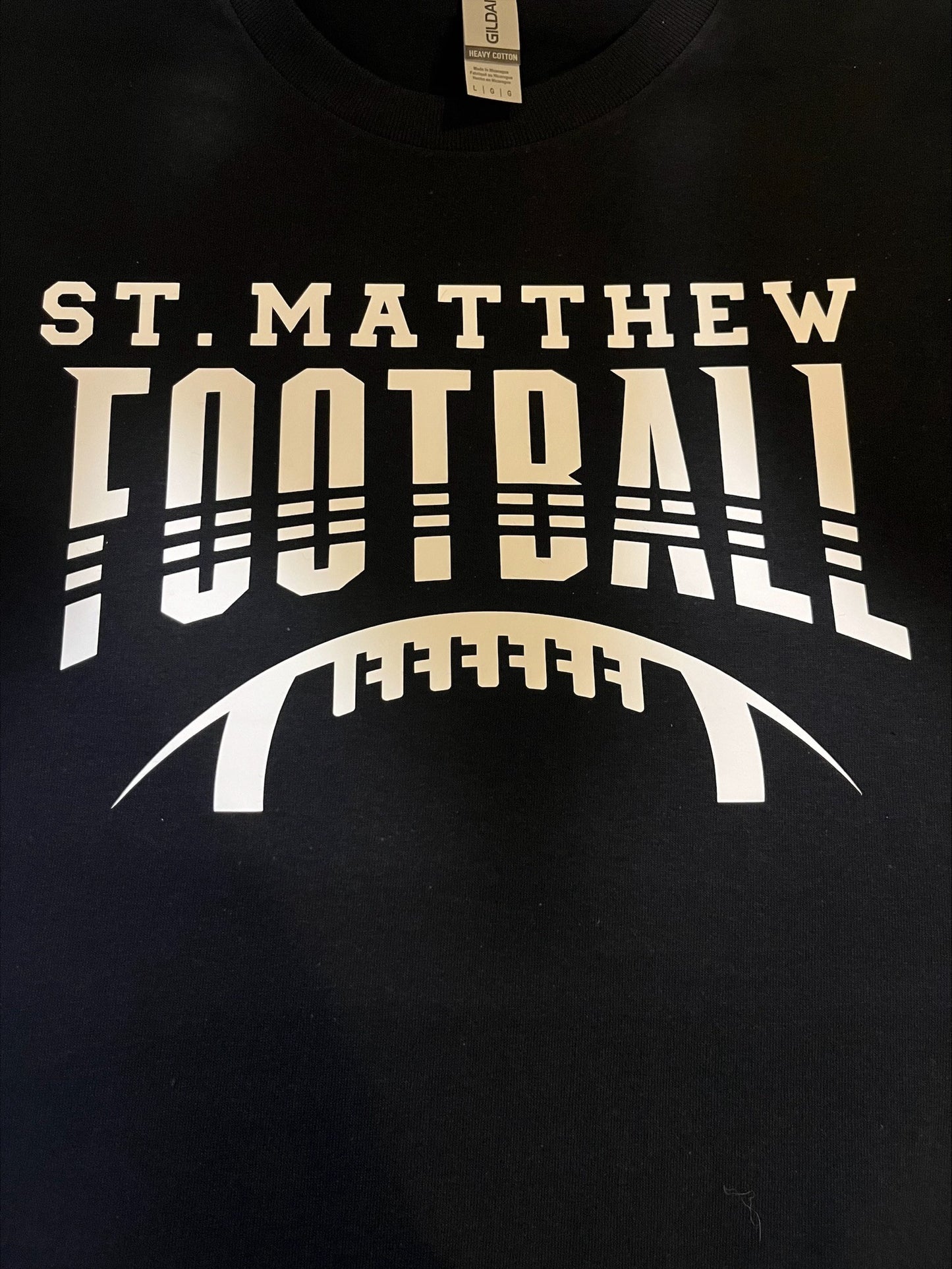 St. Matthew Football Heavy Cotton Long Sleeve T-Shirt