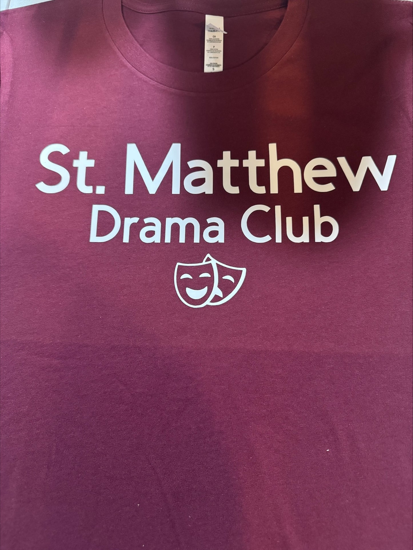 St. Matthew Drama Club Heavy Cotton Short Sleeve T-Shirt