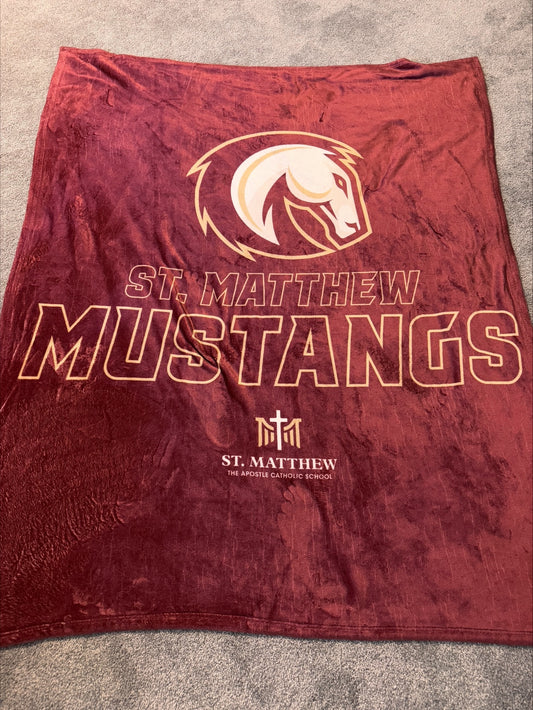 Saint Matthew 50 X 60 Sherpa Blanket