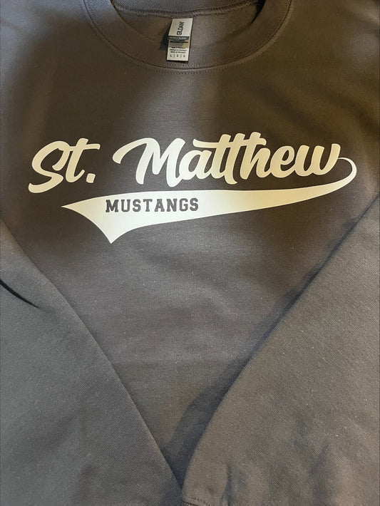 St. Matthew Heavy Blend Fleece Crew Sweatshirt SWH